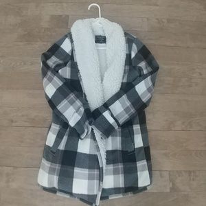 Abercrombie sherpa cardigan